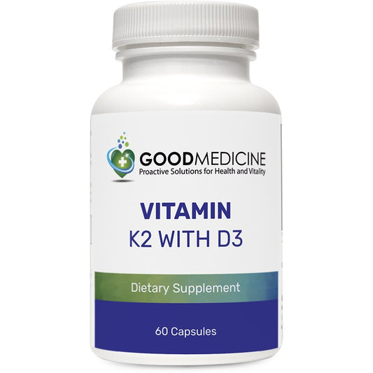 Good Medicine Vitamin k2 with D3 Bottle