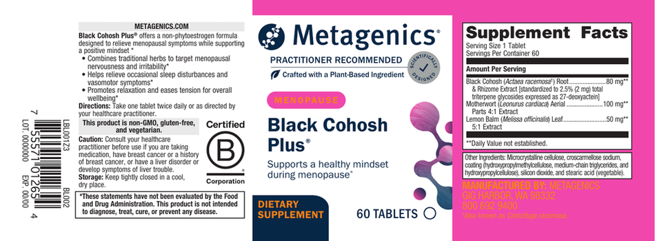 Black Cohosh Plus