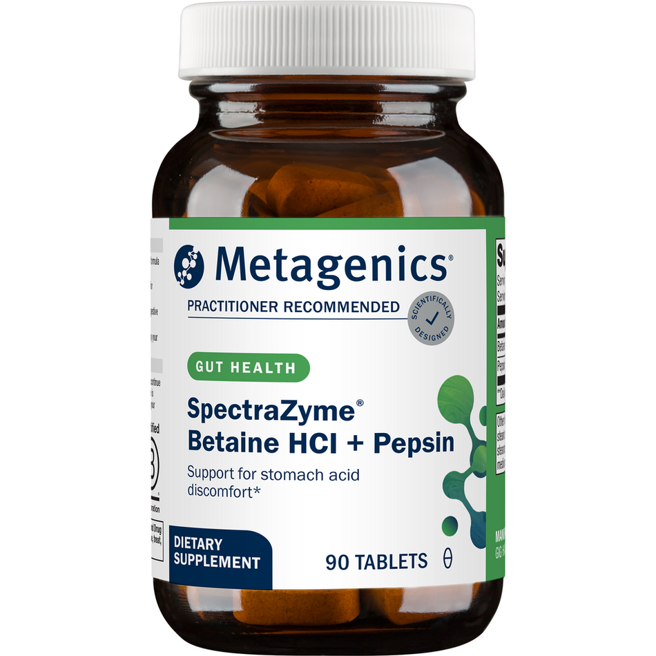 SpectraZyme Betaine HCL + Pepsin (Formerly SpectraZyme Metagest)