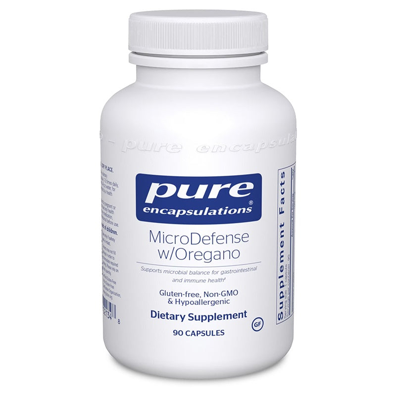 Pure Encapsulations Microdefense w/Oregano Bottle