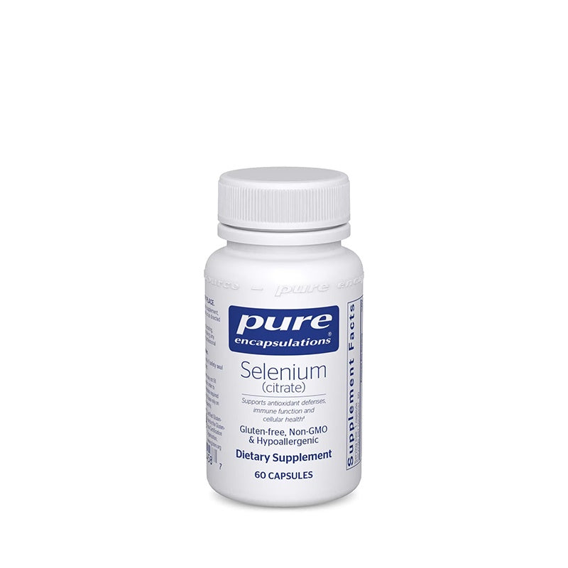 Pure Encapsulations elenium Citrate Bottle