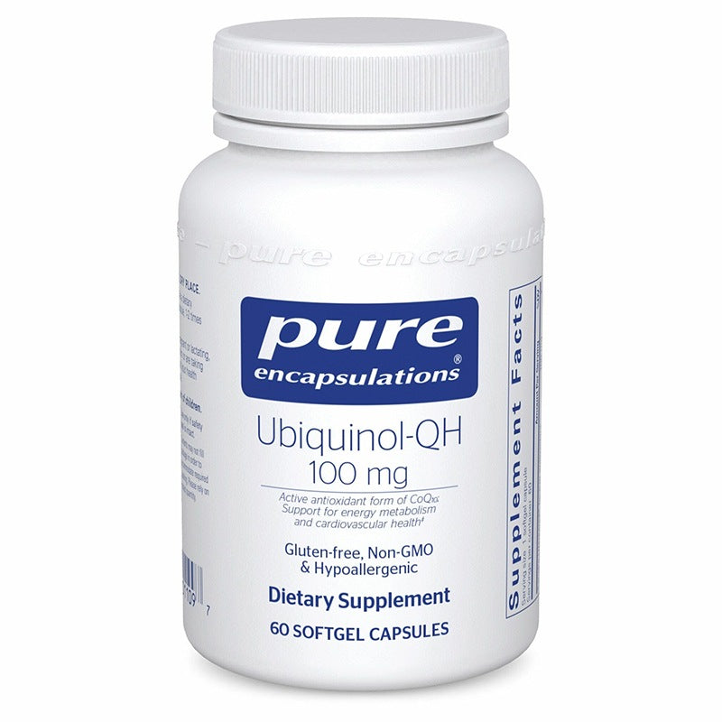 Pure Encapsulations Ubiquinol QH 100 mg Bottle