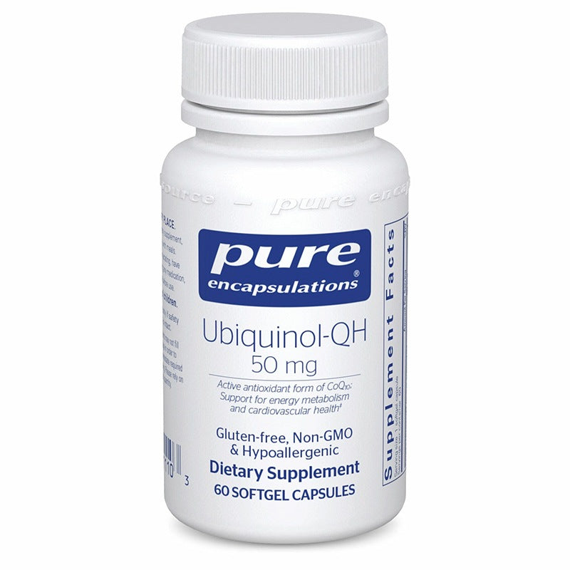 Pure Encapsulations Ubiquinol QH 50 mg Bottle