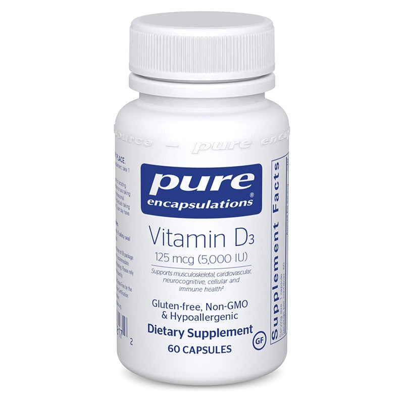 Pure Encapsulations Vitamin d3 5000 Bottle