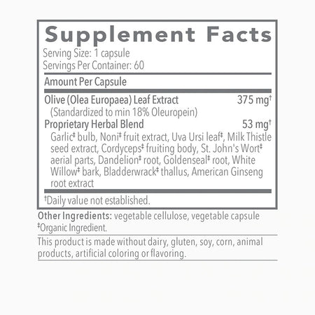 Bio Botanical Research Inc Olivirex Supplement Facts