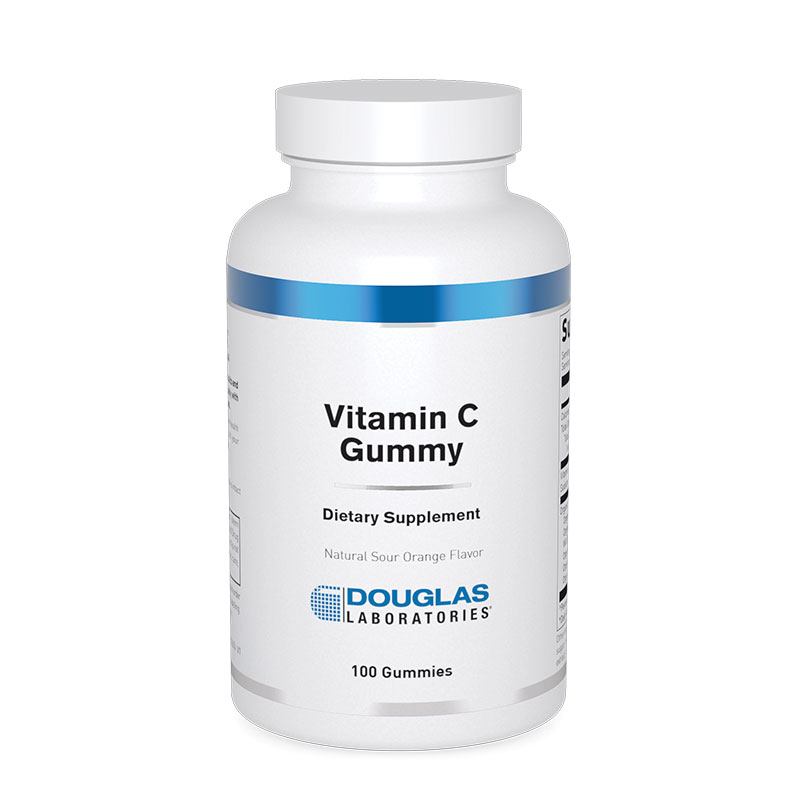 The front of bottle Vitamin C Gummy by Douglas Labs