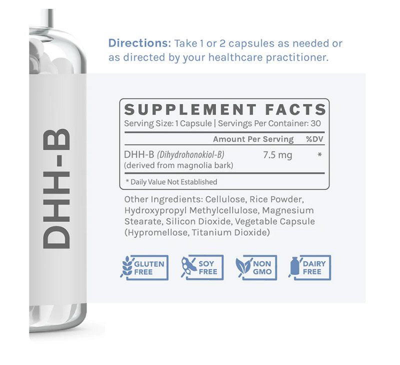 Infiniwell DHH-B Supplement Facts