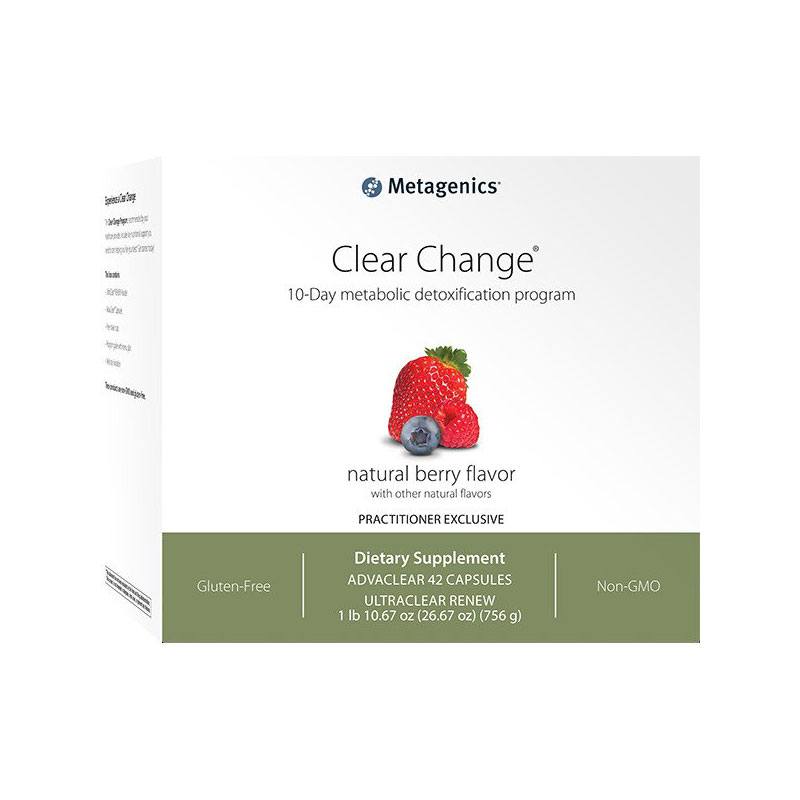 Metagenics Clear Change 10-Day Detox Program with UltraClear RENEW Berry Package
