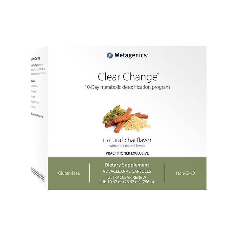 Metagenics Clear Change 10-Day Detox Program with UltraClear RENEW Chai Package
