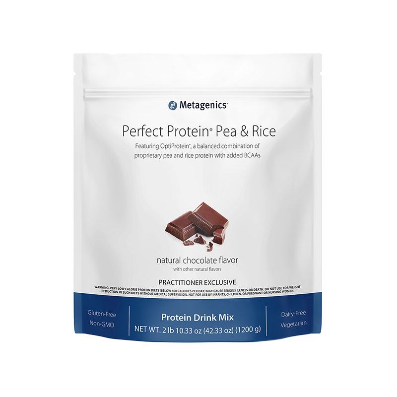Metagenics Perfect Protein Pea & Rice - Chocolate Powder Bag