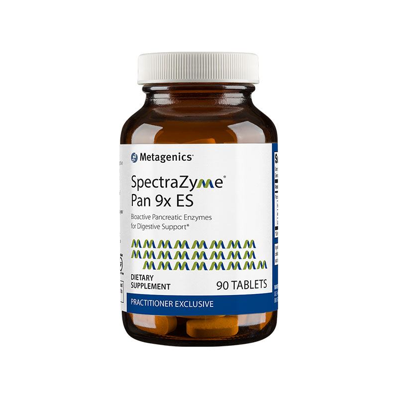 Metagenics SpectraZyme Pan 9x ES Bottle