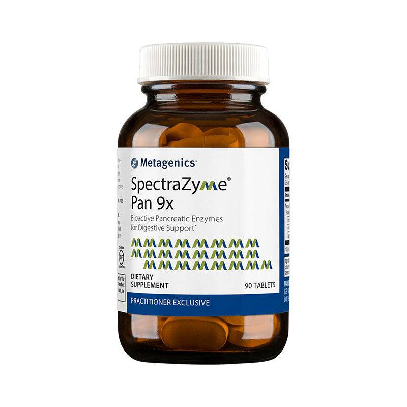 Metagenics SpectraZyme Pan 9x Bottle