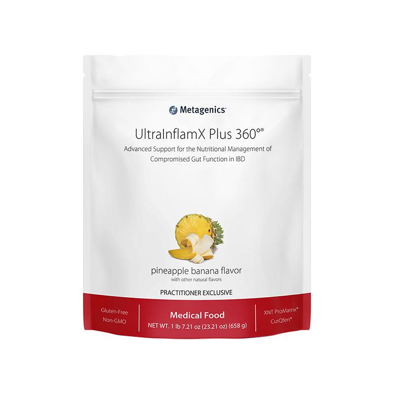 Metagenics UltraInflamX Plus 360o Pineapple Banana (14 servings) Bag