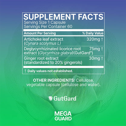 Microbiome Labs Megaguard Supplement Facts