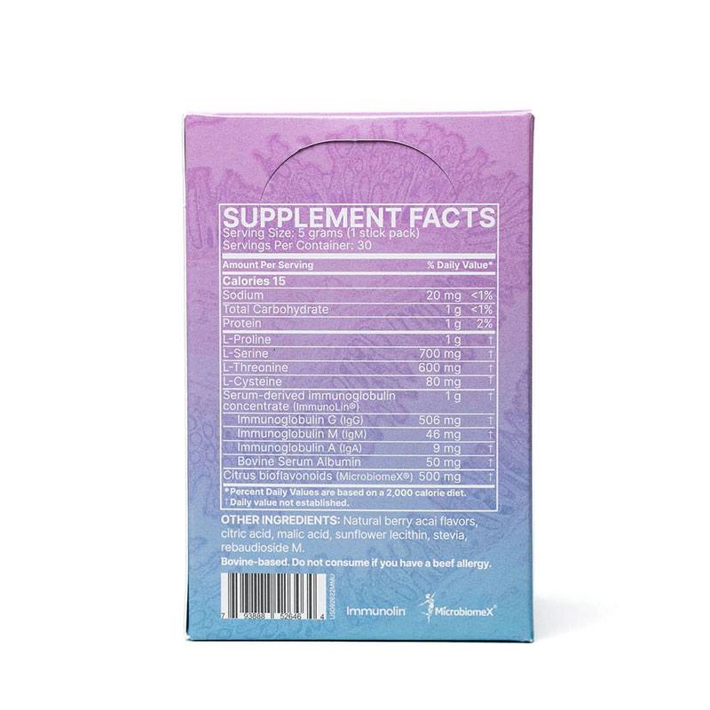 Microbiome Labs MegaMucosa Stick Packs Supplement Facts