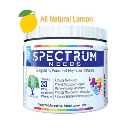 Neuroneeds Spectrum Needs All Natural Lemon Bottle