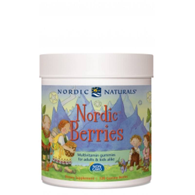 Nordic Naturals Nordic Berries Cherry Berry Flavored Bottle
