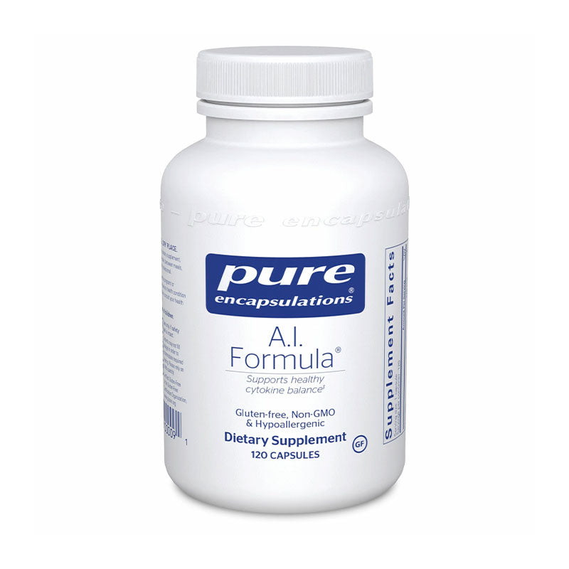 The front of bottle A.I. Formula by Pure Encapsulations