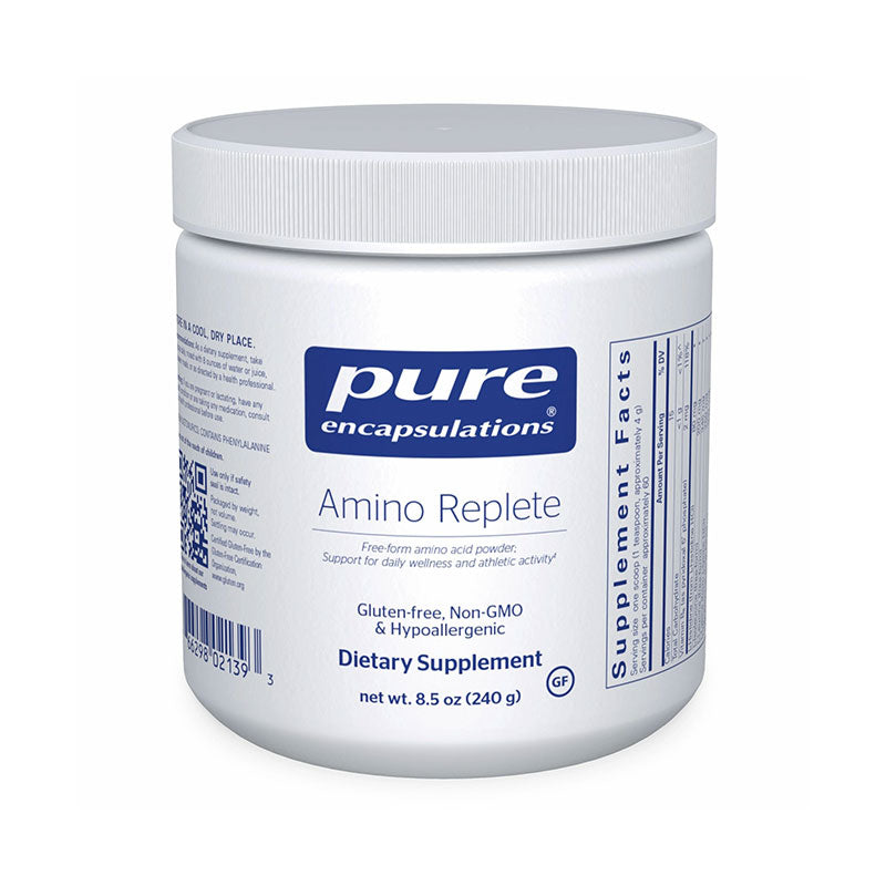The front of bottle Amino Replete by Pure Encapsulations
