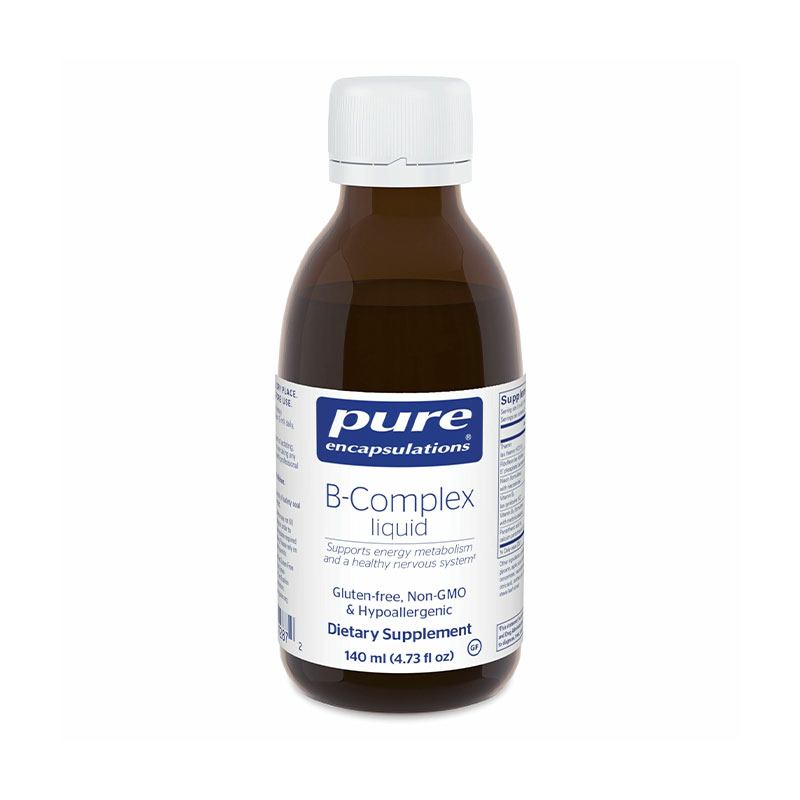 The front of bottle B-Complex Liquid by Pure Encapsulations