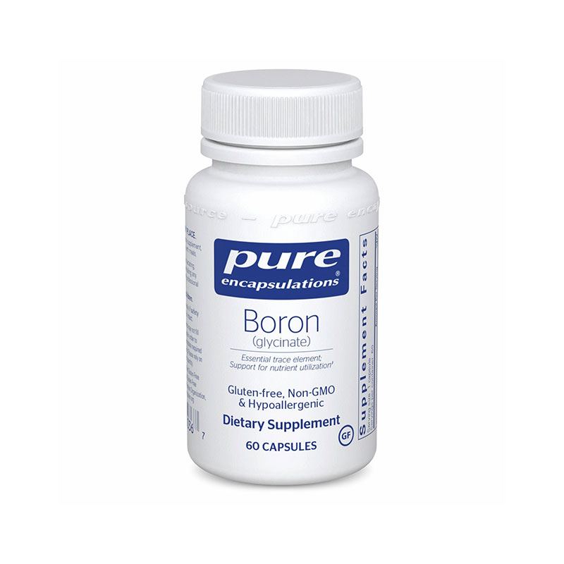 The front of bottle Boron Glycinate by Pure Encapsulations