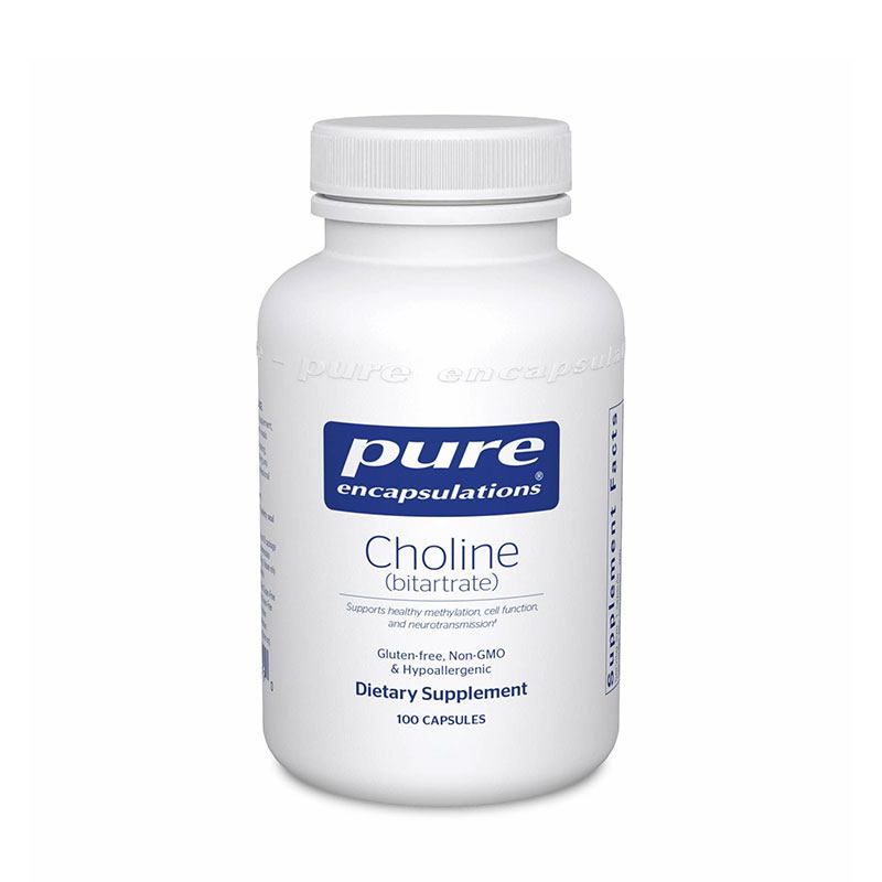 Pure Encapsulations Choline (Bitartrate) Bottle