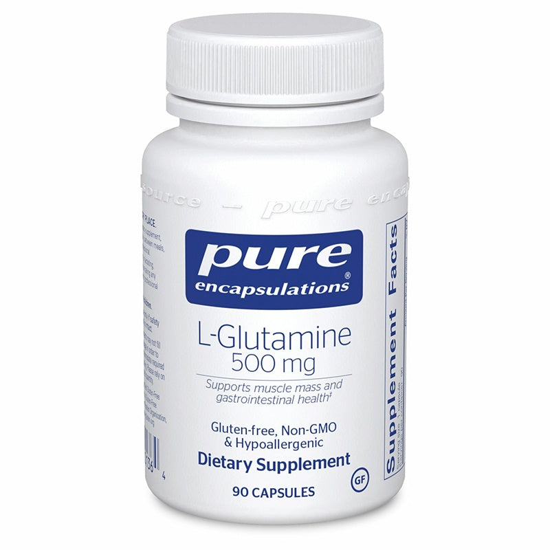 Pure Encapsulations L-Glutamine 500 mg Bottle