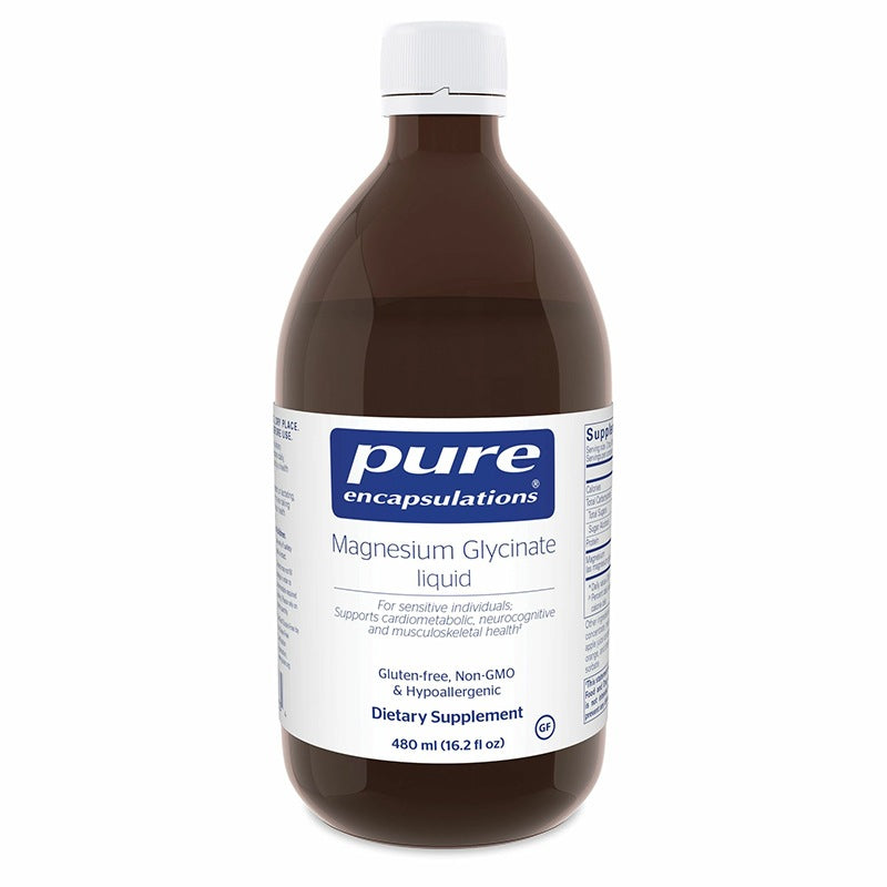 Pure Encapsulations Magnesium Glycinate Liquid Bottle