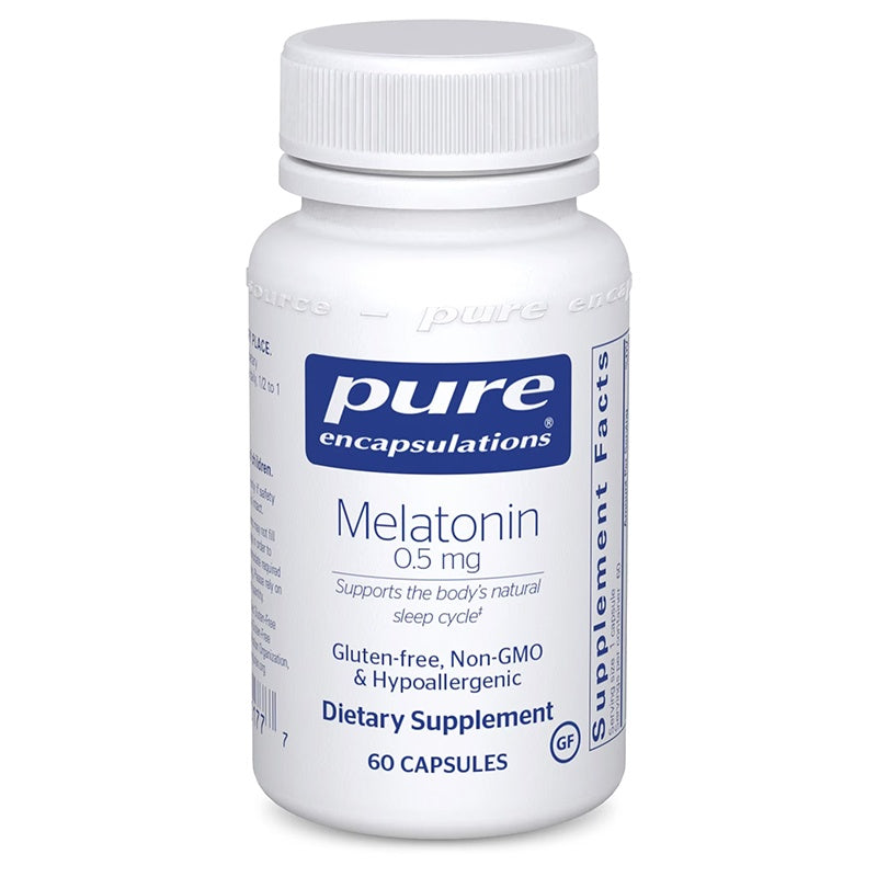 Pure Encapsulations Melatonin 0.5 mg Bottle