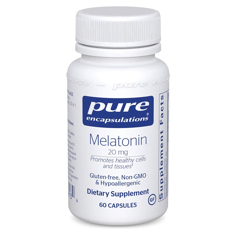 Pure Encapsulations Melatonin 20 mg Bottle