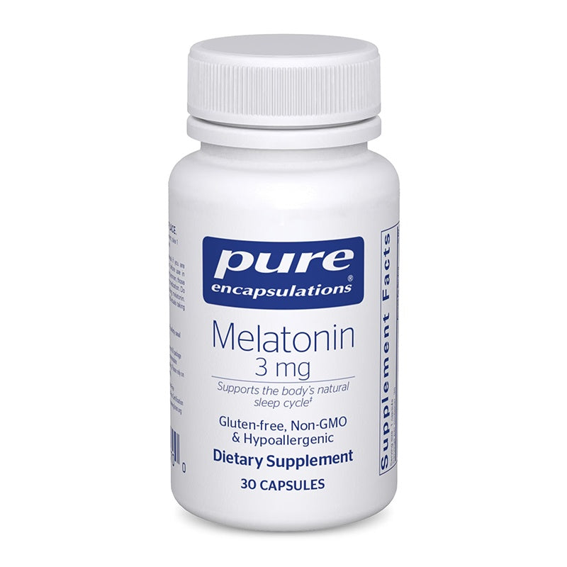 Pure Encapsulations Melatonin 3 mg Bottle