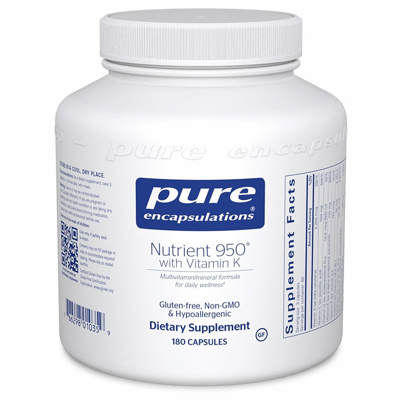 Pure Encapsulations Nutrient 950 with Vitamin K Bottle