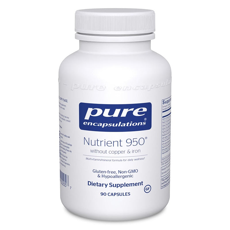 Pure Encapsulations Nutrient 950 without Copper & Iron Bottle