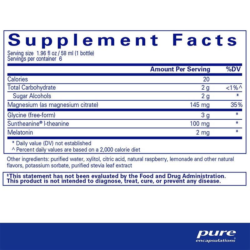 Pure Encapsulations Silymarin Supplement Facts