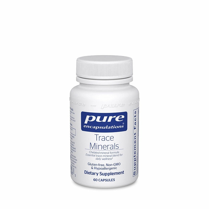 Pure Encapsulations Trace Minerals Bottle