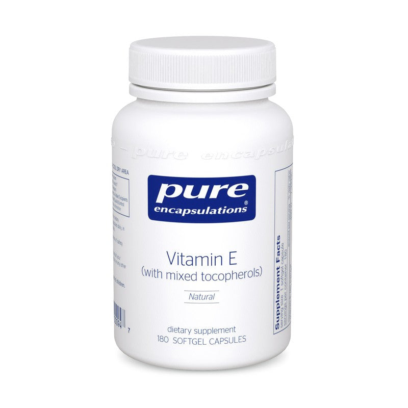 Vitamin E with mixed tocopherols