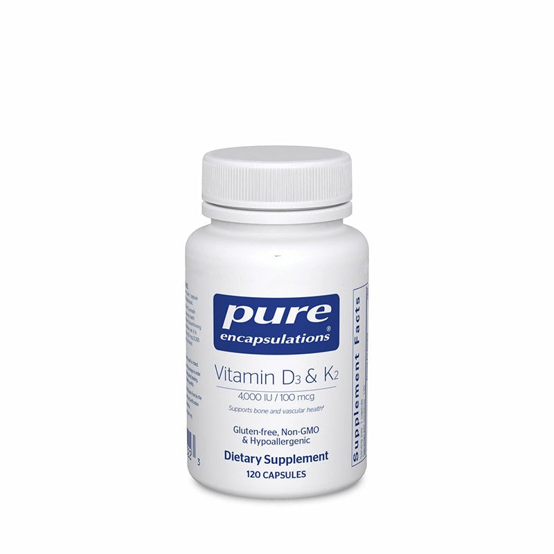 Pure Encapsulations Vitamin D3 & K2 Bottle