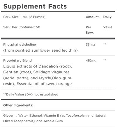 Quicksilver Scientific BitterX Supplement Facts