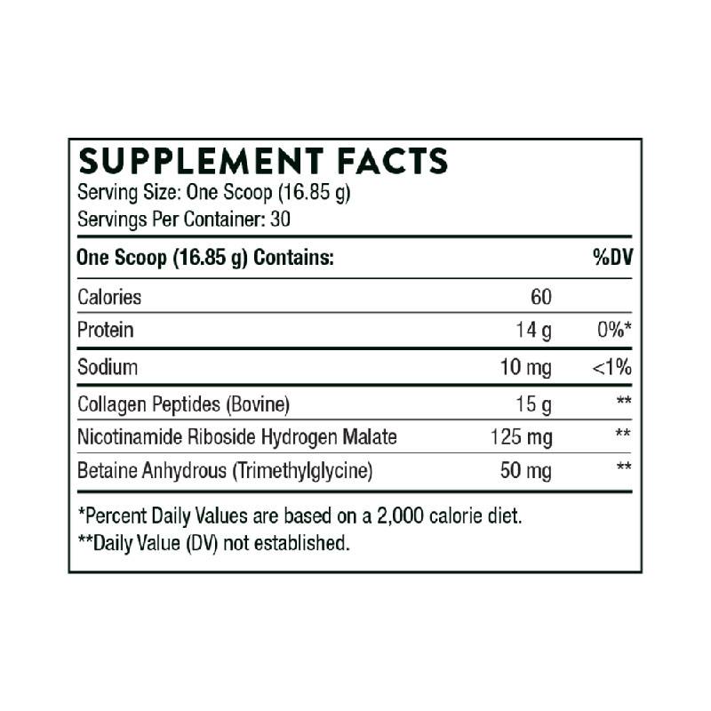 Thorne Collagen Fit Supplement Facts