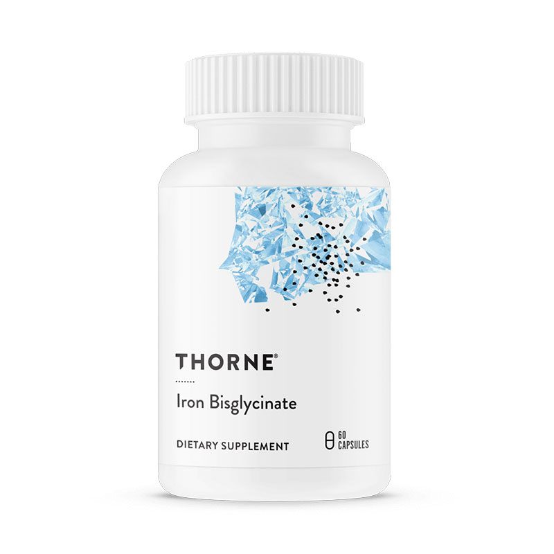 Thorne Iron Bisglycinate Bottle