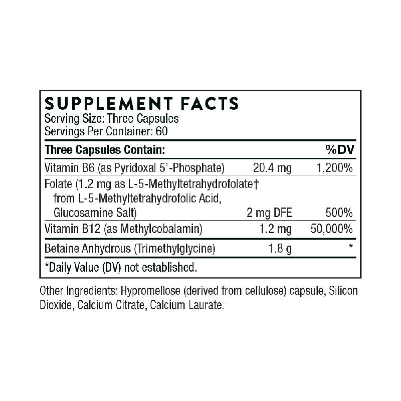 Thorne Methyl-Guard Supplement Facts