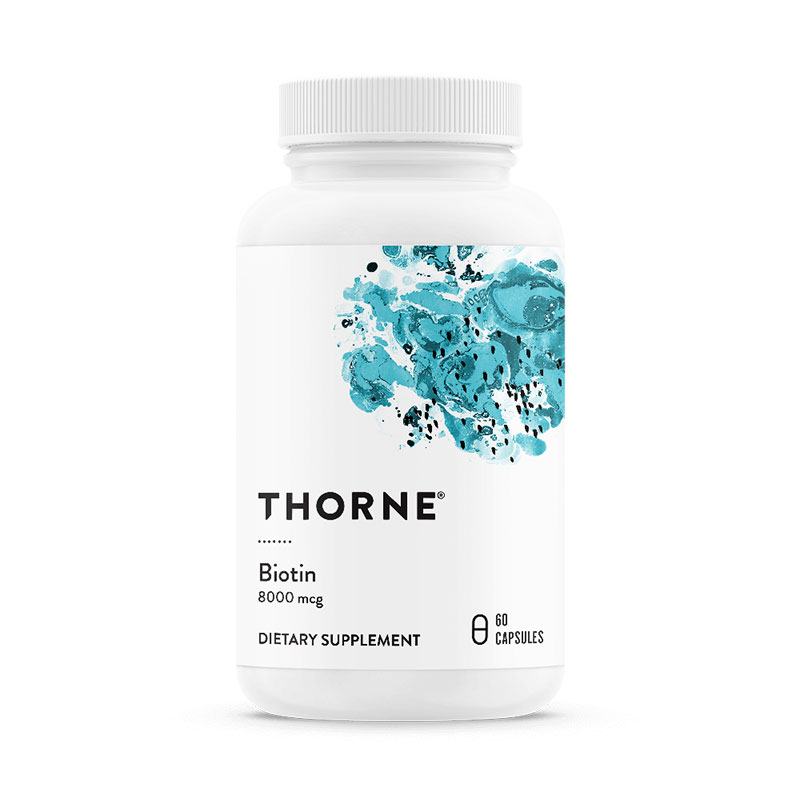 The front of bottle Biotin-8 by Thorne