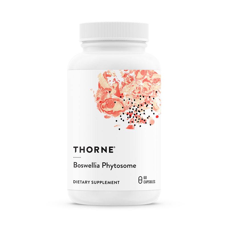 The front of bottle Boswellia Phytosome by Thorne