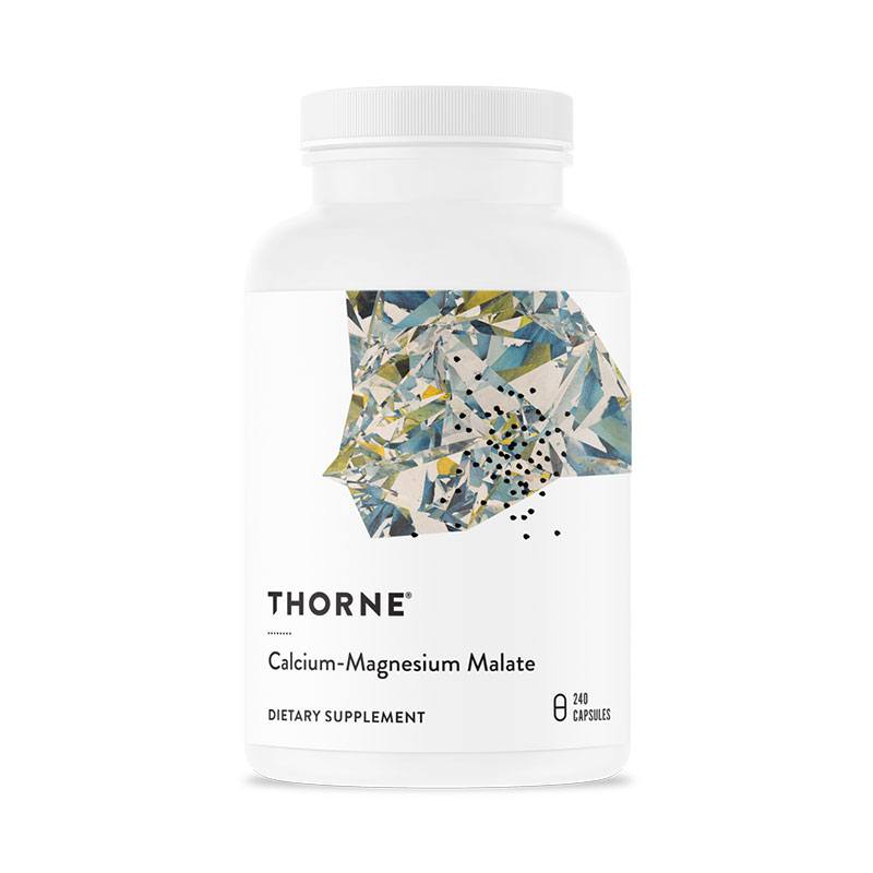 The front of bottle Calcium-Magnesium Malate by Thorne