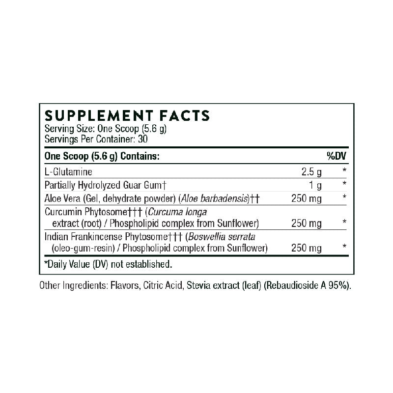 Thorne EnteroMend Supplement Facts