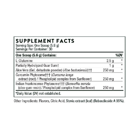Thorne EnteroMend Supplement Facts