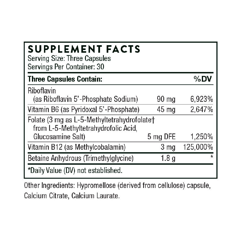 Thorne Methyl-Guard Plus Supplement Facts