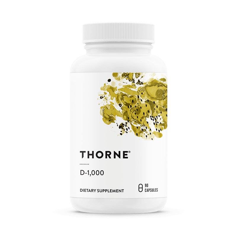 Thorne Vitamin D-1,000 Bottle
