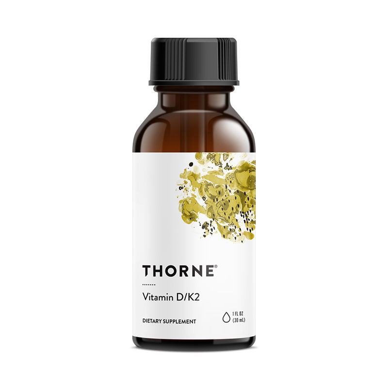 Thorne Vitamin d/K2 Liquid Bottle