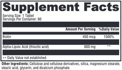 Xymogen aLAmax CR Supplement Facts